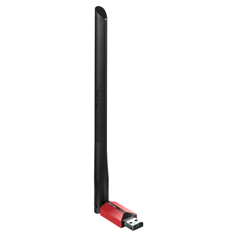 بطاقة الشبكة اللاسلكية TP-LINK AX300 2.4G USB متوافقة مع نظام التشغيل Windows 7 (32 بت)/10 (32/64 بت)/11 (64 بت)