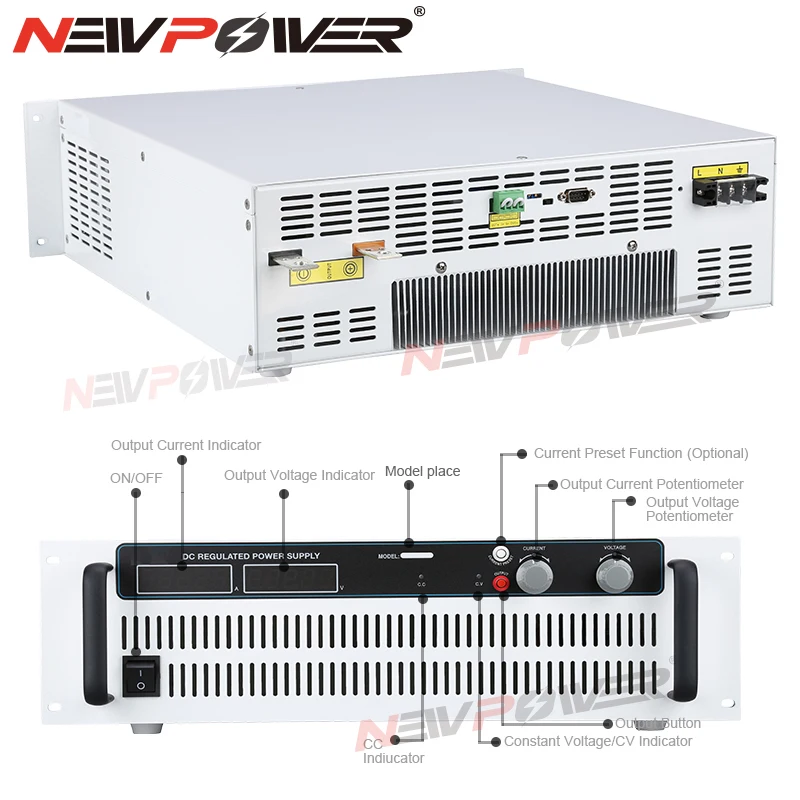 

220V 110V 380V Adjustable power DC 48V 60V 80V 100V To 125A 120A 100A 75A 60A Electroplating 6000W Adjustable DC Power supply