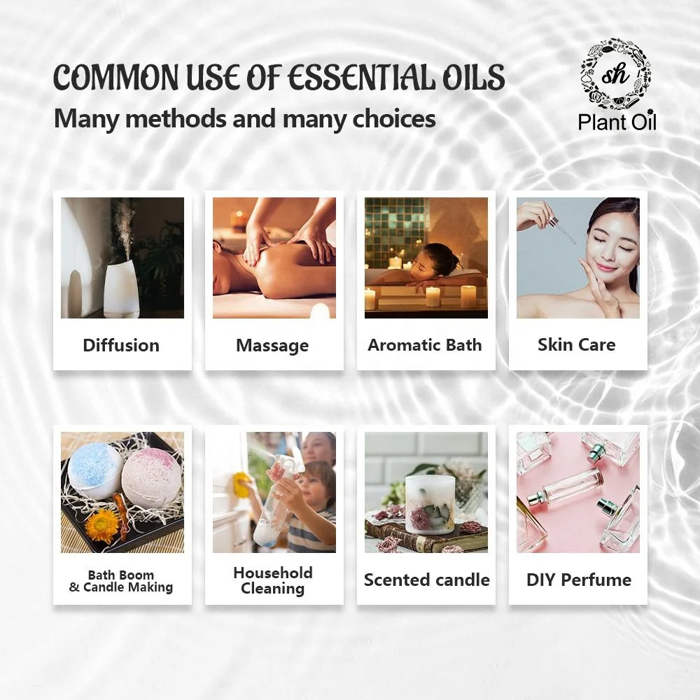 Quente 6 pçs/set doce laranja eucalipto lavanda óleo essencial senhoras perfume spa massagem corporal aromaterapia óleos essenciais conjuntos