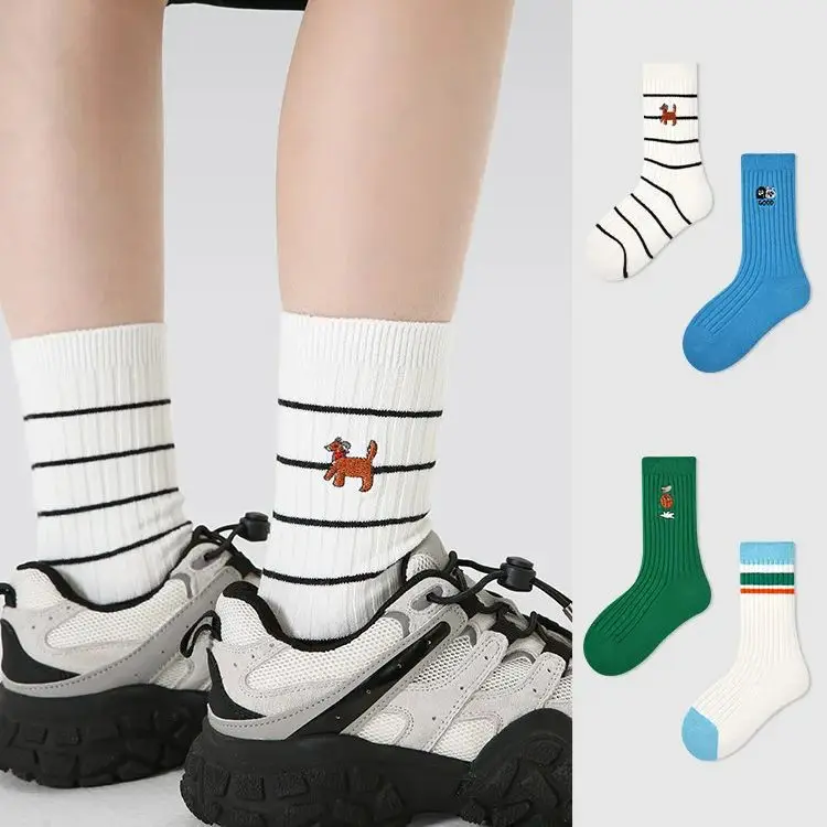 3-12T Children's Socks Spring Fashion Pattern Boy Sport Socks Baby Kids Double Needle Socks 4 Pairs Top Grade Quality Guarantee