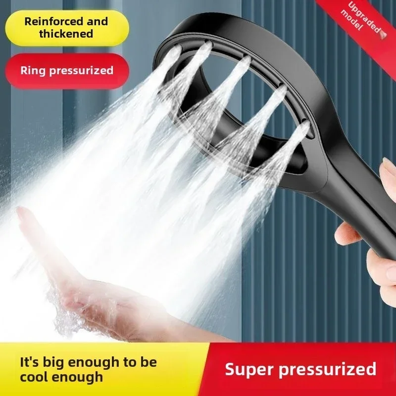 

Heart Ring Spray Booster Shower Heads High Pressure Shower Head Home Shower Sets Bathroom Rain Shower Mixer Bathroom Accessories