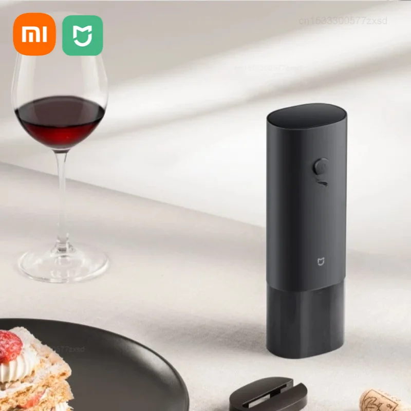 

Электрический штопор Xiaomi Mijia, быстродействующий бытовой электрический прибор для открывания бутылок с вином, быстрая зарядка