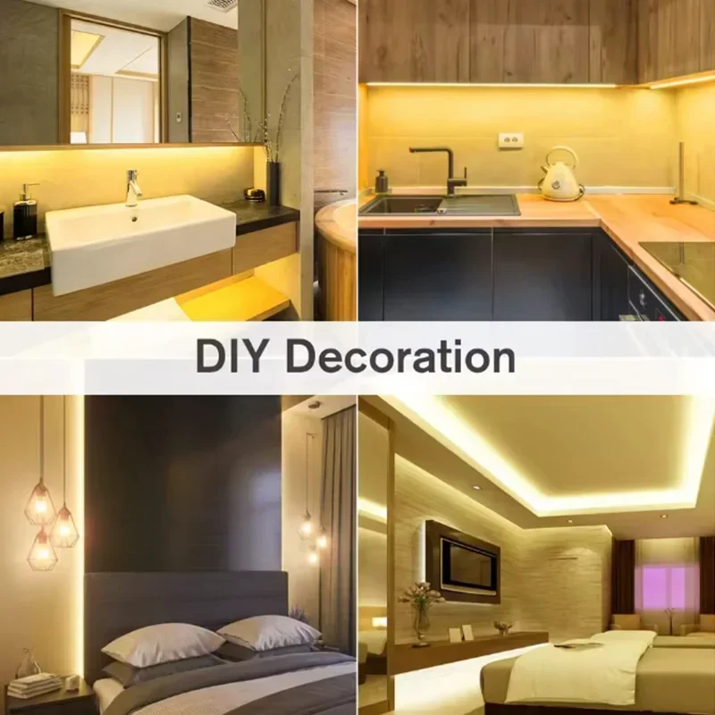 5v usb led luz de tira toque/varrer mão sensor movimento dimmer 2835 fita led tv backlight cozinha sob armário espelho iluminação