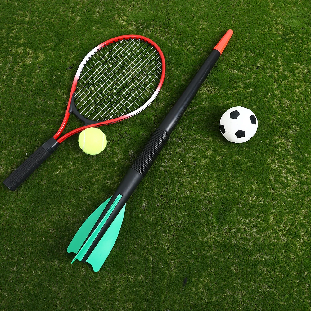 2 قطعة تدريب الأطفال Javelin البلاستيك رمي Javelin آمنة لينة تلميح اليد التنسيق العين ممارسة المعدات قاذف كرة القدم