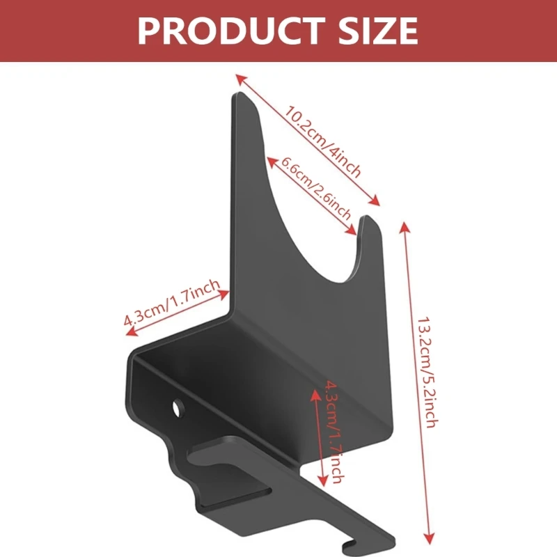 A2UD Supporto per smerigliatrice angolare da 2 pezzi Supporto per smerigliatrice angolare Staffa multiuso per montaggio a parete