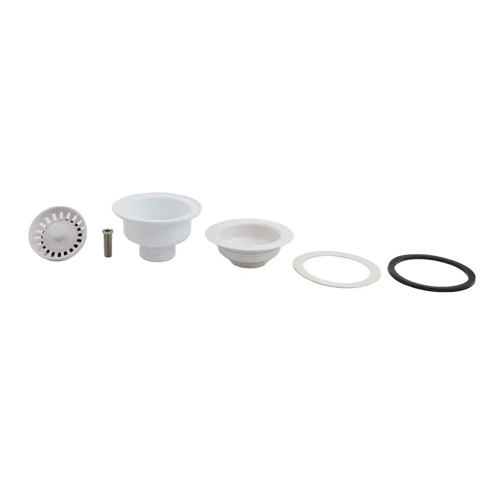 

Drain Strainer Sink Strainer Floor Drain Hair Catcher Kitchen Sink Stainless Steel Waster Filter White Bathtub