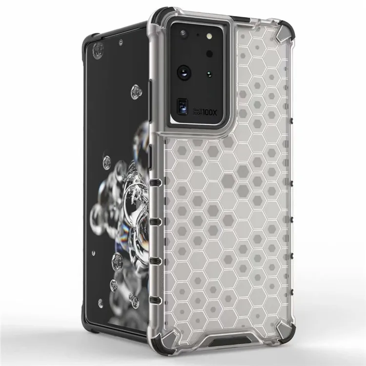 for Samsung Galaxy S22 Ultra S21 Plus 5G A53 A52S A73 A33 Case Hybrid Armor Air-bag Honeycomb Shockproof Soft Clear Cover Funda