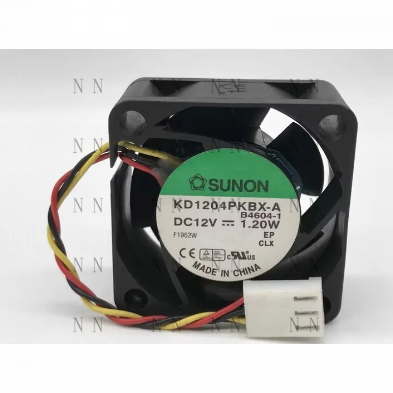 QGG  NEW  FOR SUNON KD1204PKBX-A 4020 12V 1.20W 4CM 3-wire Cooling Fan