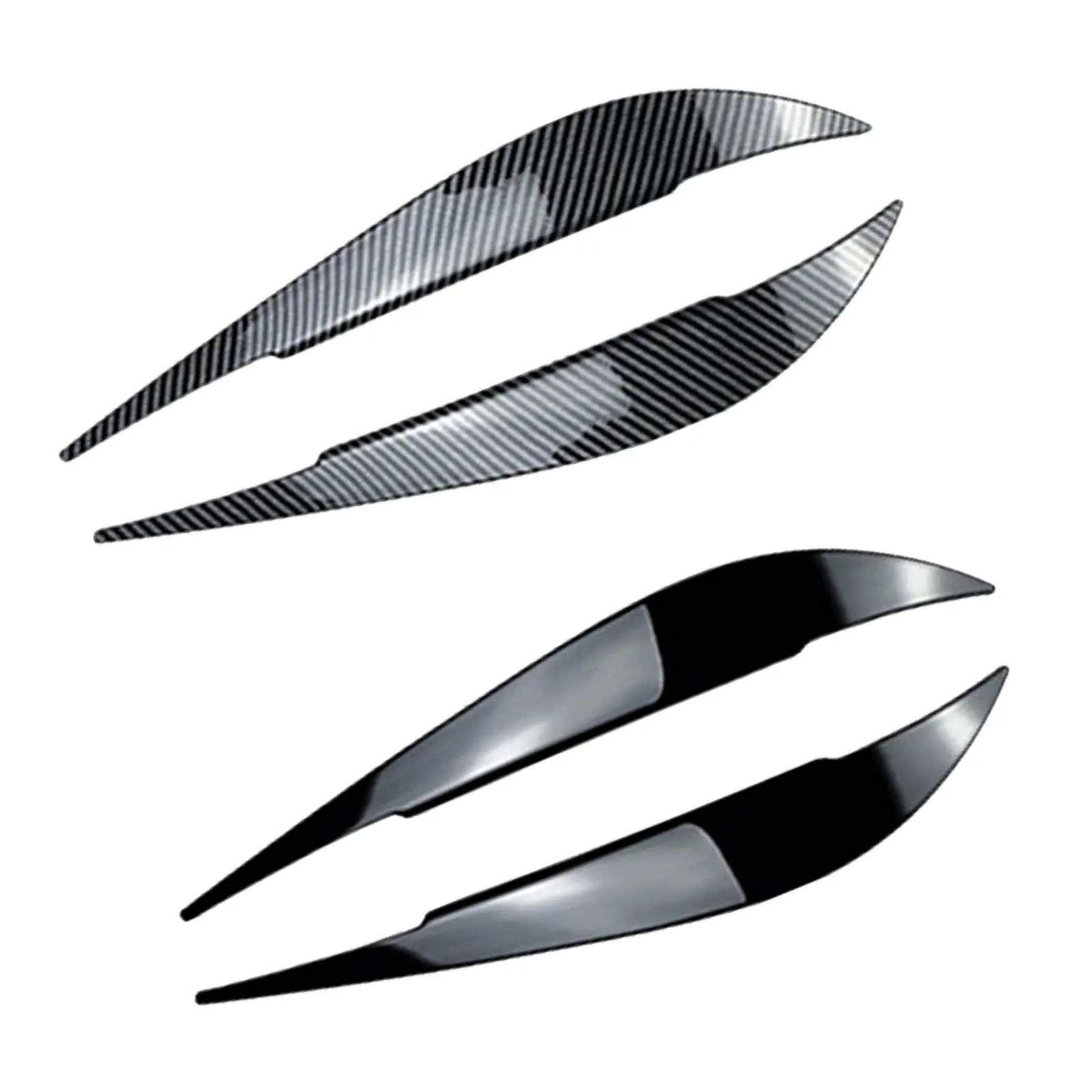 2Pcs Front Headlamp Eye Lid Cover Trim Car Accessories for BMW 4 Series