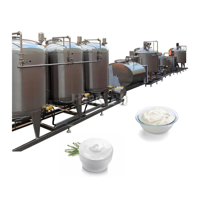 Industrial Yogurt Fermentation Tank / Electric Yogurt Maker Production Line FL Customized