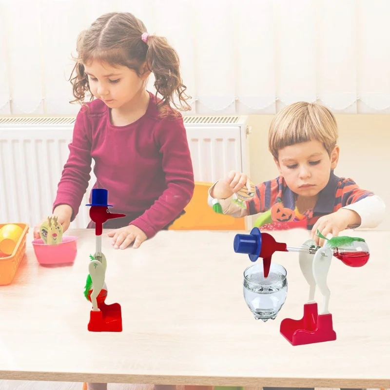 Non Stop Vloeibaar Drinkglas Vogel Grappige Eend Drink Water Bureau Speelgoed