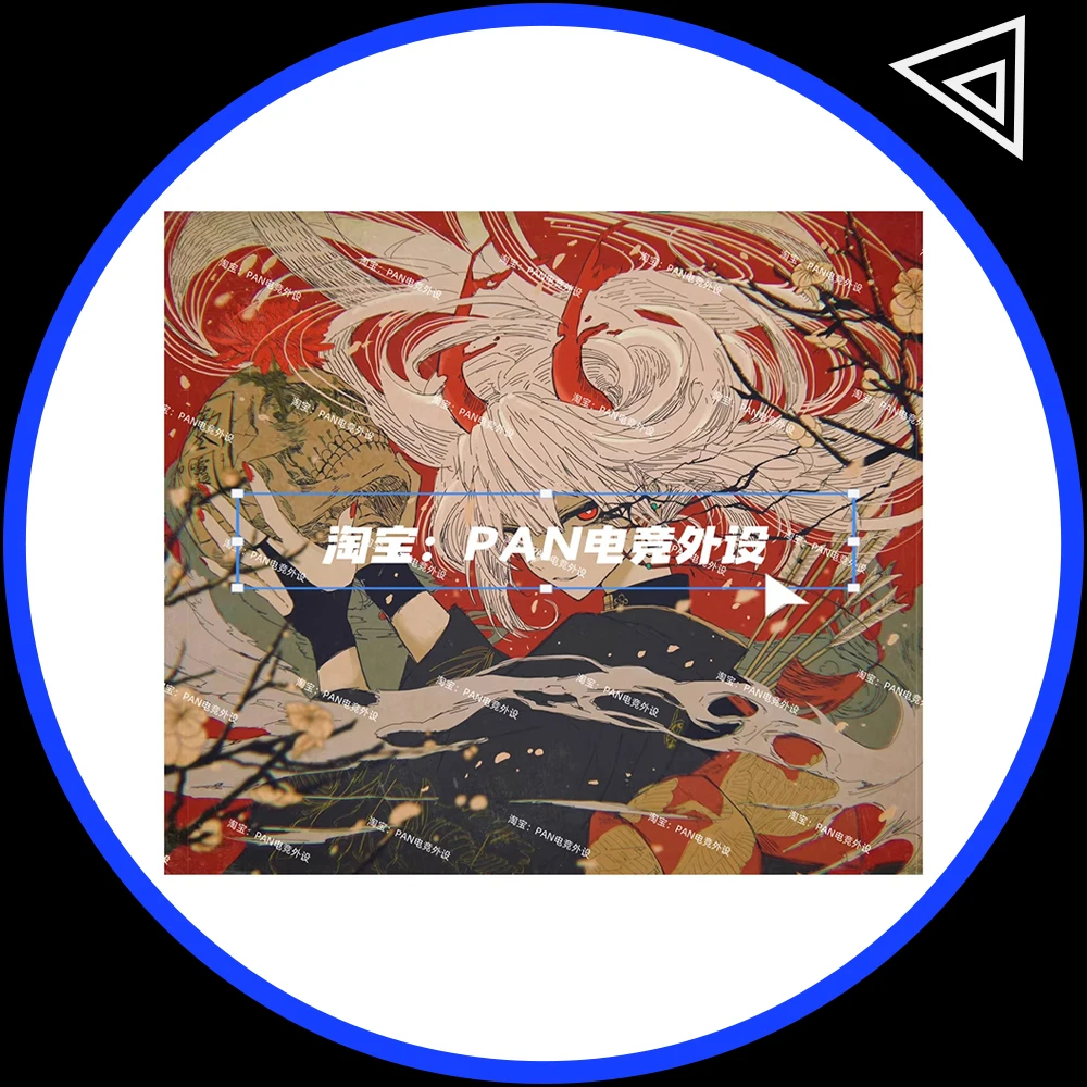 PAN Esports Blush White Glass Mousepad Smooth and Speed Mouse Pad FPS Coating Full Coverage Primer For APEX CSGO PC Accessories