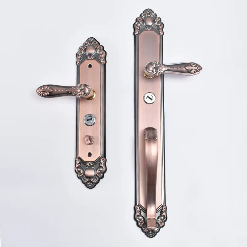 

European Style Multifunctional Anti-Theft Lock Handle for Villa Door Home Security Hardware