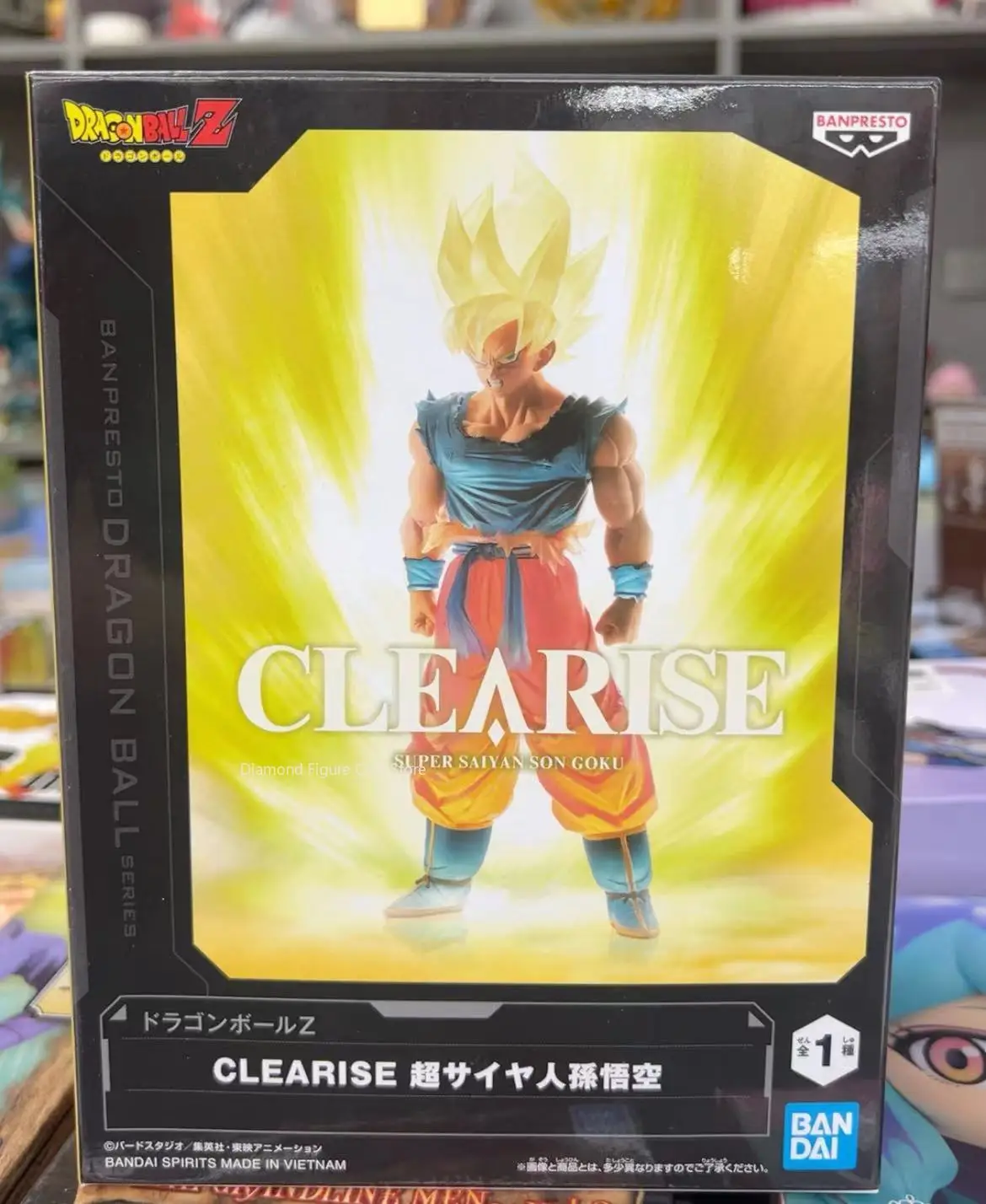 Bandai Original Anime Dragon Ball Z Son Goku CLEARISE PVC 17cm Action Figure Super Saiyan Toy Collection Gift Model In Stock