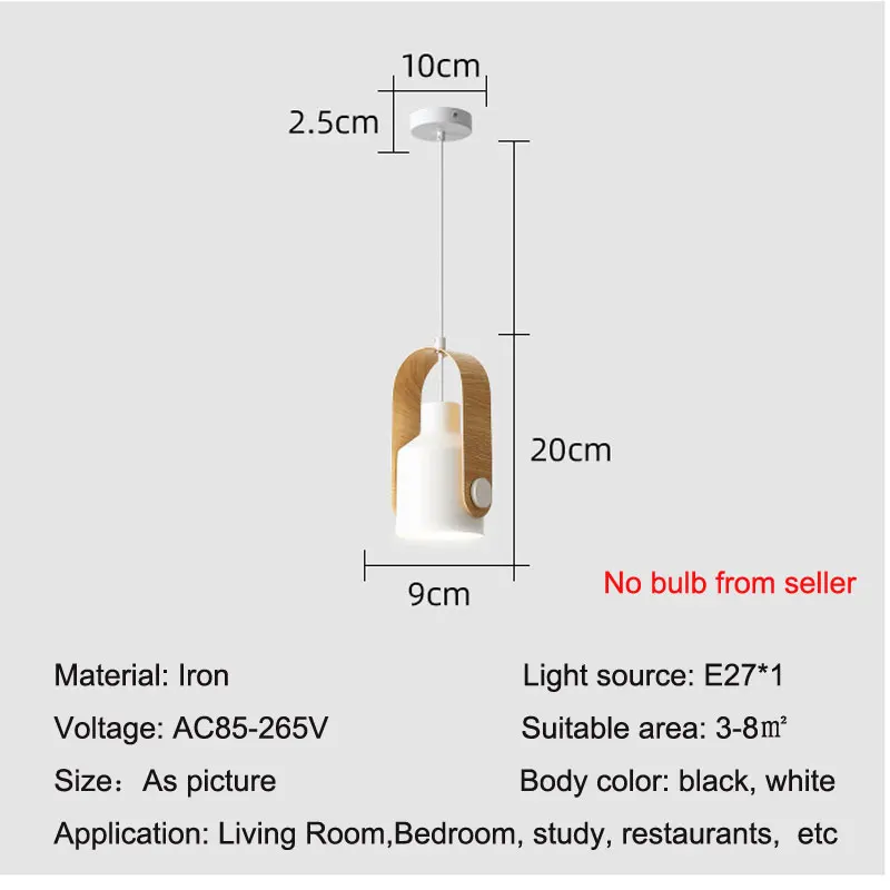 Японская прикроватная люстра в скандинавском стиле, дизайнерские светильники в современном минималистическом стиле для ресторана, гостиной, спальни