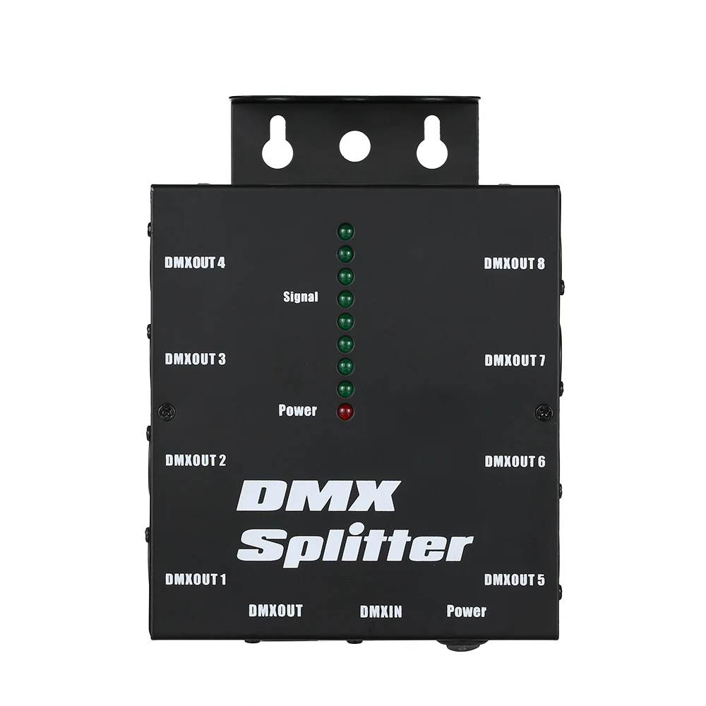 

DMX512 Optical Splitter 8 Channels Distribution Amplifier for Party DJ Show KTV Stage Light dmx512 transmitter