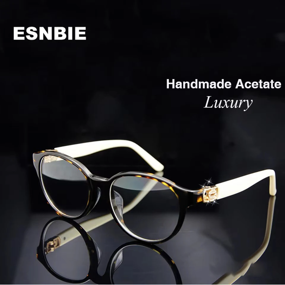 High Quality Brand Design Eyewear Frames Women Luxury occhiali Prescription Glasses Frame in Clear Lens Rx Optical Frame Woman