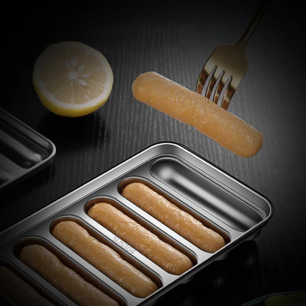 

1 Pc Stainless Steel Sausage Mold Non-Stick Hot Dog Mold Easy Demoulding Kitchen Gadget