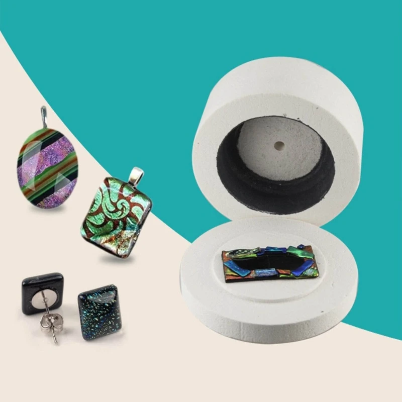 Melting Glass Jewellery Microwave Heating for DIY Jewelry Glass Fusing