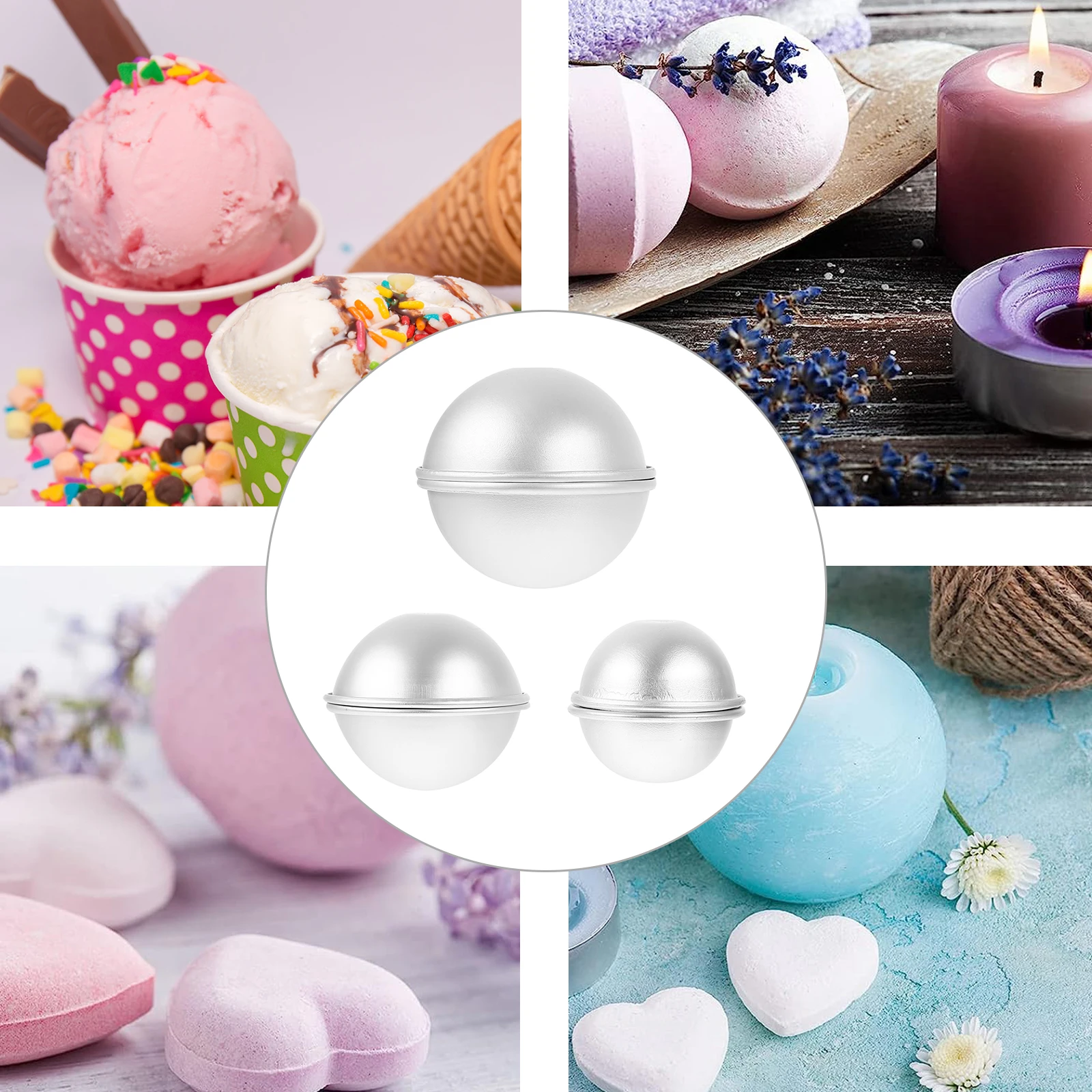 

1 set Baking Mold Dessert Mould Aluminum Alloy Cake Pan Metal Cake Pans Egg Tart Molds Lightweight Durable Practical for Home