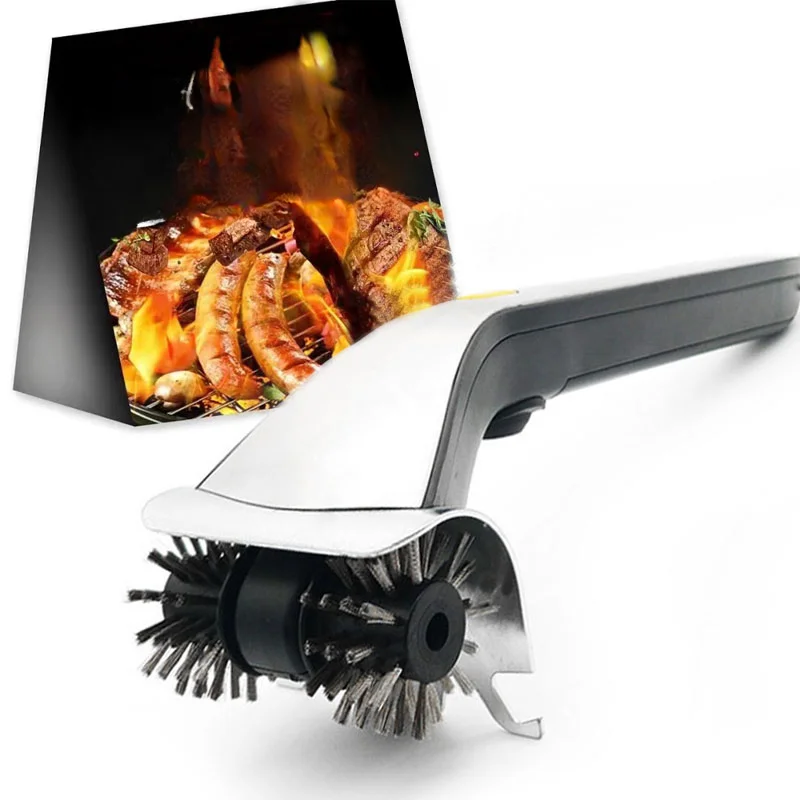 

Electric Grill Brush BBQ Brush For Grill Cleaning Safe Grill Accessories For Outdoor BBQ