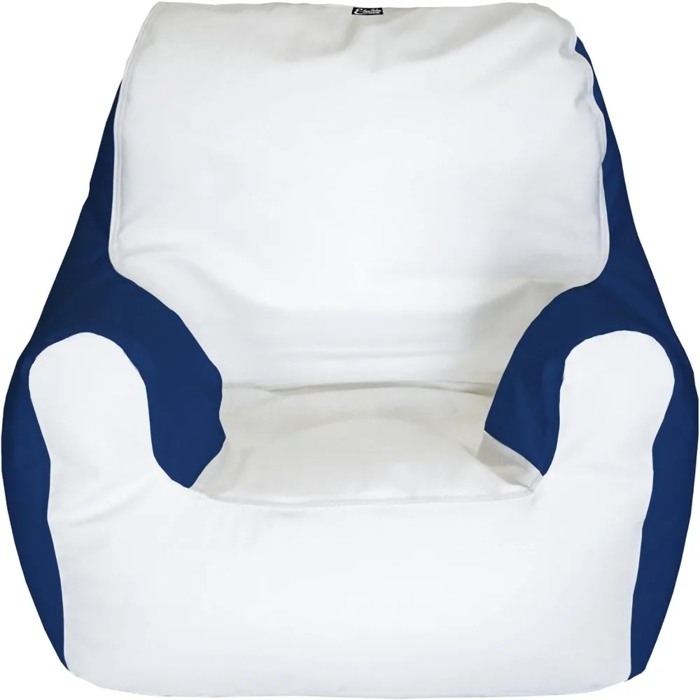 

Кресло E-SeaRider Marine Beanbag, среднее, мульти (белый/темно-синий)