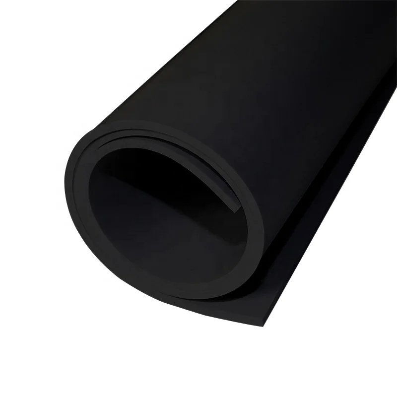 Foglio di Gomma Siliconica di Alta Qualità Nero Larghezza 1m Resistente alla Corrosione Ecologico Antiscivolo Resistente al Fuoco