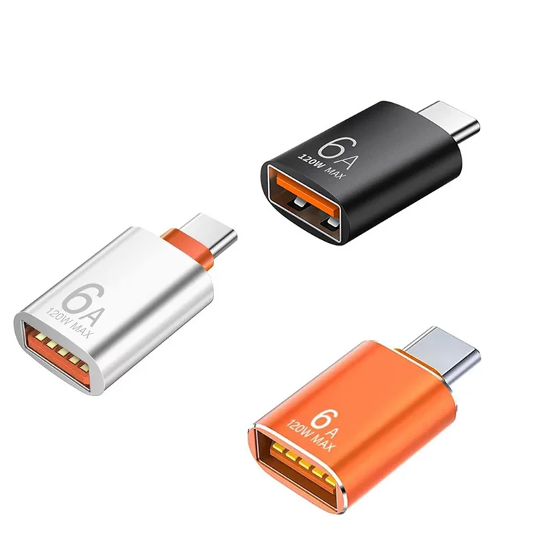 Type C To USB  Adapter Metal Charging Stable Data Transmission File Reading Light for Iphone Macbook Xiaomi Samsung Connector