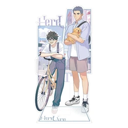 New Here U Are Couple Acrylic Stands - Li Huan,Yu Yang & Ji Yuan Characters Model Plate Holder Cosplay Gift