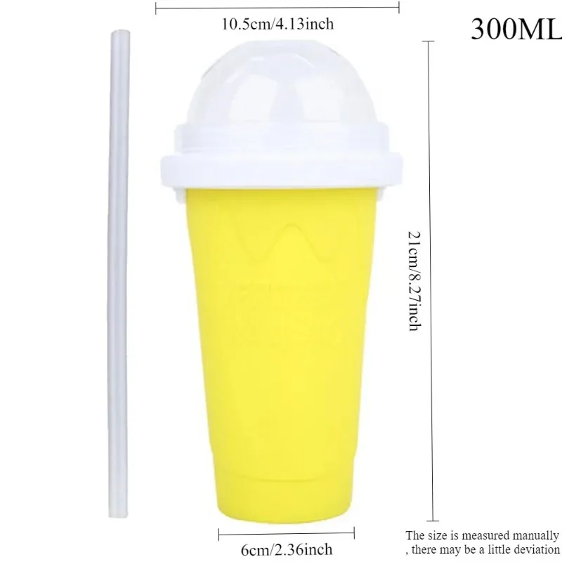 

300ml Double Layer Portable Smoothie Cup for Kids And Friends Great Milkshake Juices Ice Cream Maker Ideal for Families