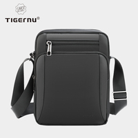 Tigernu Vintage Waterproof Shoulder Bag Men Fashion Crossbody Bags Shockproof Fit 9.7\