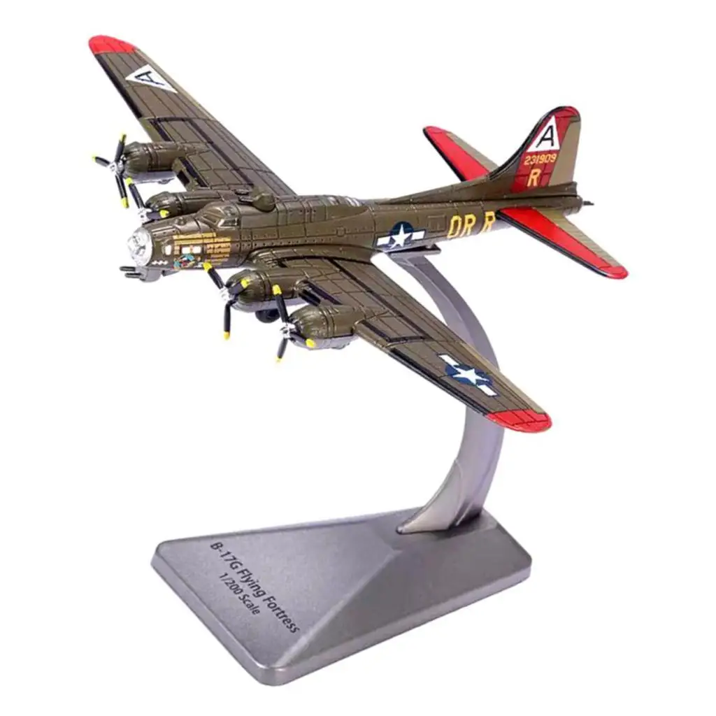 1/200 Skala B-17G Bomber Collection Fighter ze stojakiem Symulacja Samolot Samolot Wyświetlacz do sypialni Szafka TV Pokój dzienny