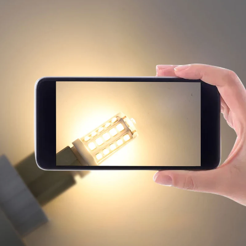 Dimmable  G9 LED Lamp AC 220V 110V No Flicker Mini Corn LED Bulb 360 Beam Angle Light PC Cover Replace Halogen Chandelier Lights