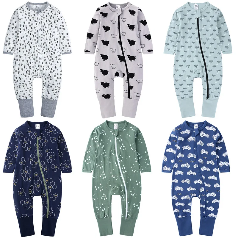 

New Baby Jumpsuit Newborn Pajamas Boys Girls Clothes Cotton Long-sleeved Romper Spring Autumn Kids Onesie Pyjamas Baby Clothing