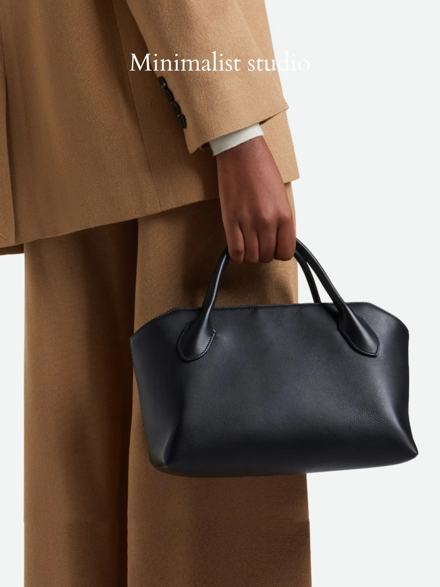 2026 New Women's Genuine Leather Commuter Handbag, Niche Design Mini Tote Bag
