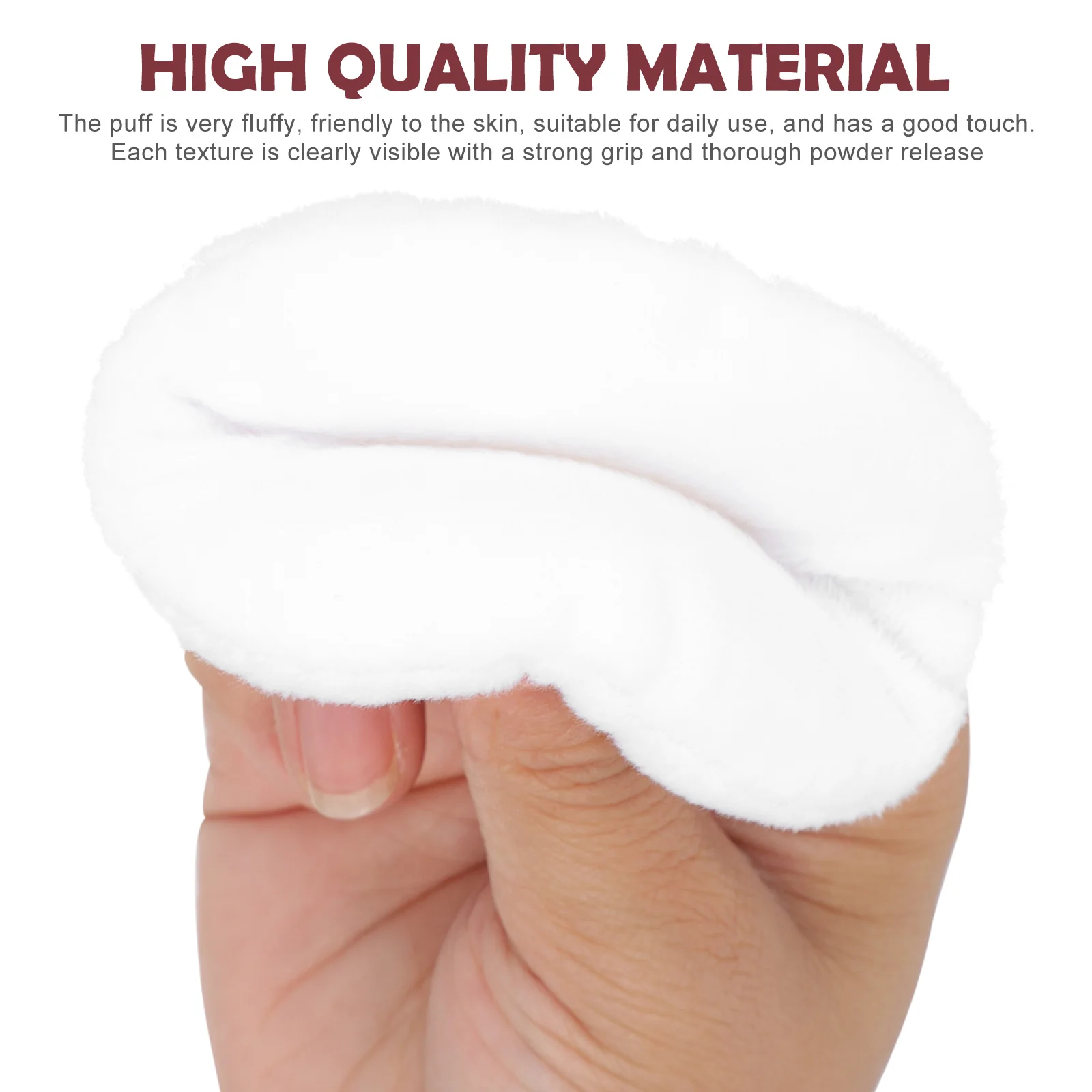 

6Pcs Powder Puff Makeup Applicator Soft Puff for Foundation Concealer Blush Highlighter Supple Makeup Pad