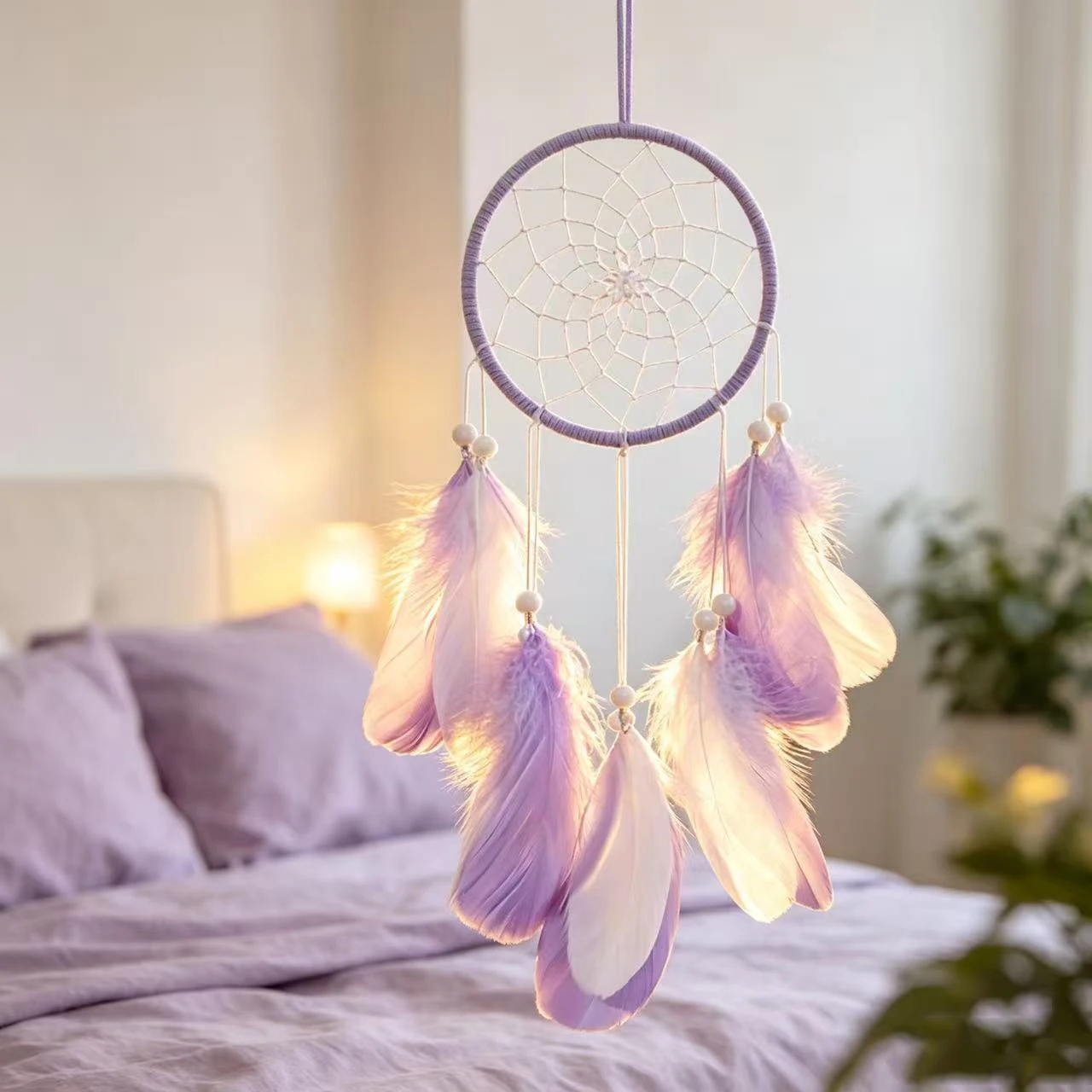 Handmade Indian Dream Catcher Vintage Wind Chime Ornaments Home Living Room Bedroom Wall Hanging Nordic Gifts Decor