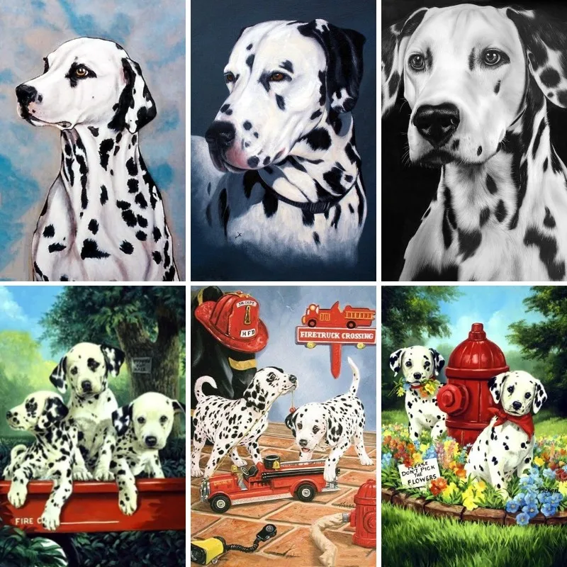 

5D Diy Diamond Painting Dalmatian Dog Pet Full Square/Round Drill Mosaic Needlework Cross Stitch Diamond Embroidery Home Decor