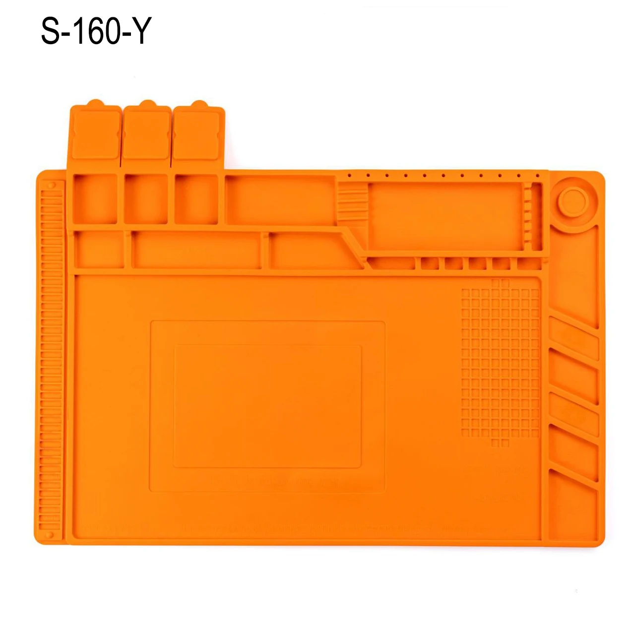 Silicone Antistatic Soldering Iron Mat Heat Resistant Insulation Work Mat Soldering Station Kit Repair Pad Maintenance Platform