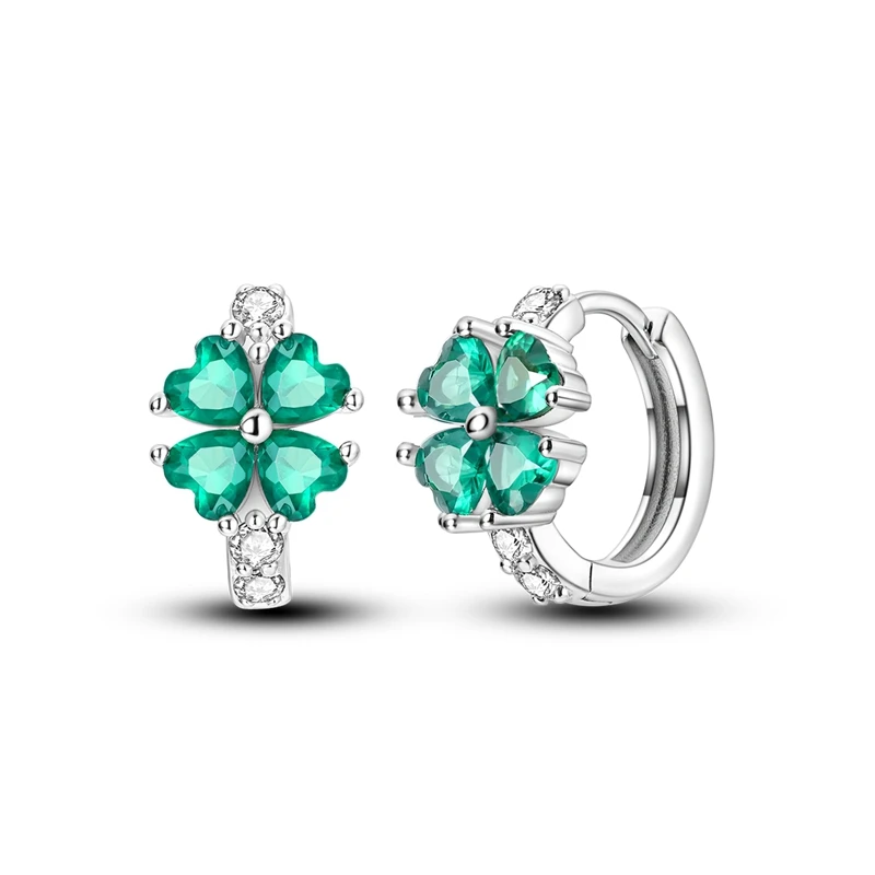 Creolen aus 925er-Sterlingsilber mit farbigen Zirkonium-Stern für Damen, Schmuck, Jahrestag, Hochzeit, Schmuckherstellung, Geschenk