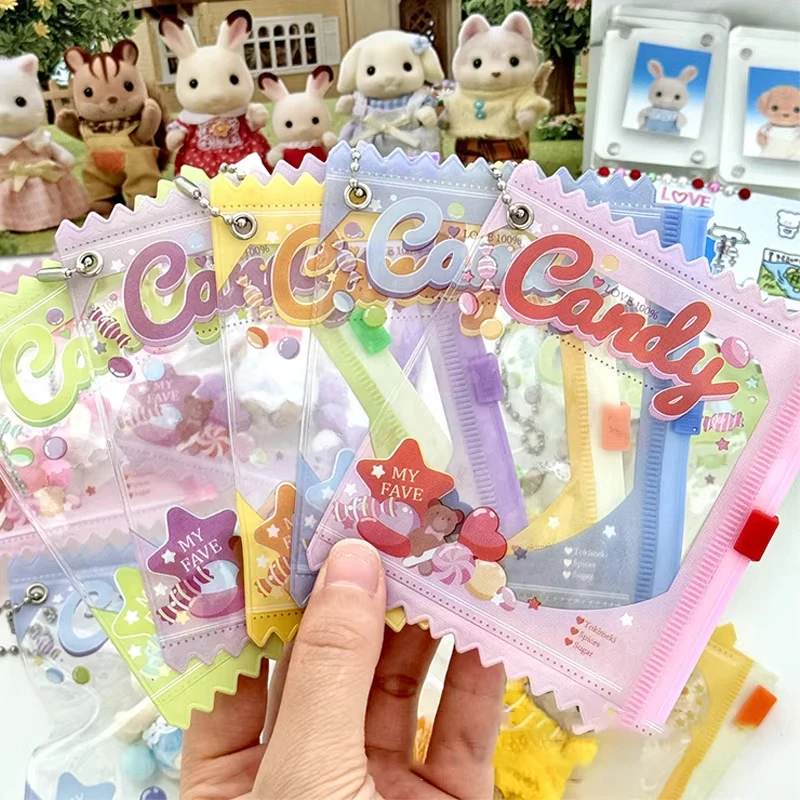 5 stücke Candy Bar Tasche Anime Themen Abzeichen Lagerung Fall Anhänger Schutzhülle Karte Puppe Tasche Anhänger Schlüsselbund Zubehör