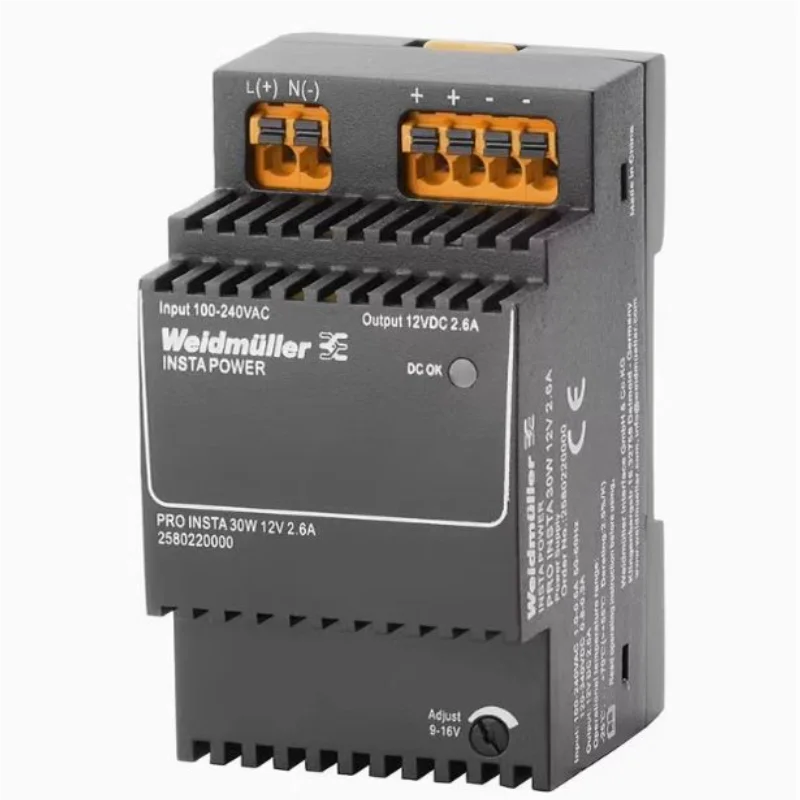 

Новый PRO INSTA 30Вт 12В 2,6А 2580220000 Заменяет Weidmiller 9928890012