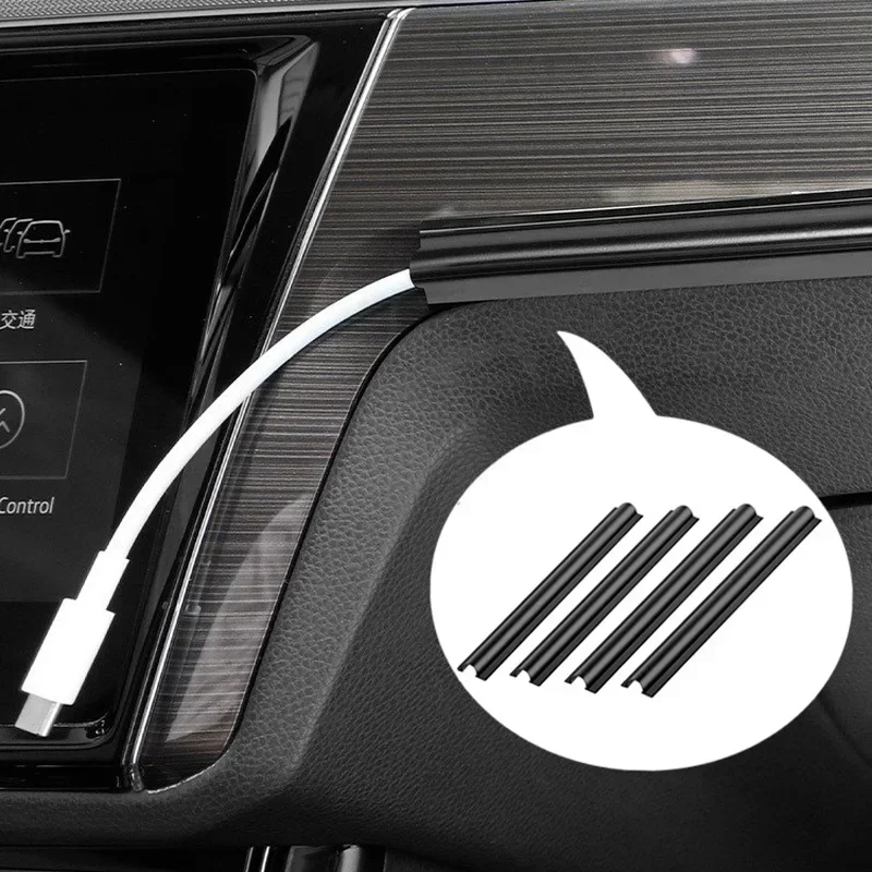 Car Cable Clips Organizers Concealed Wire Cover Line Sleeve Vehicle Beam Clamp Automobile Interior Accessories Styling