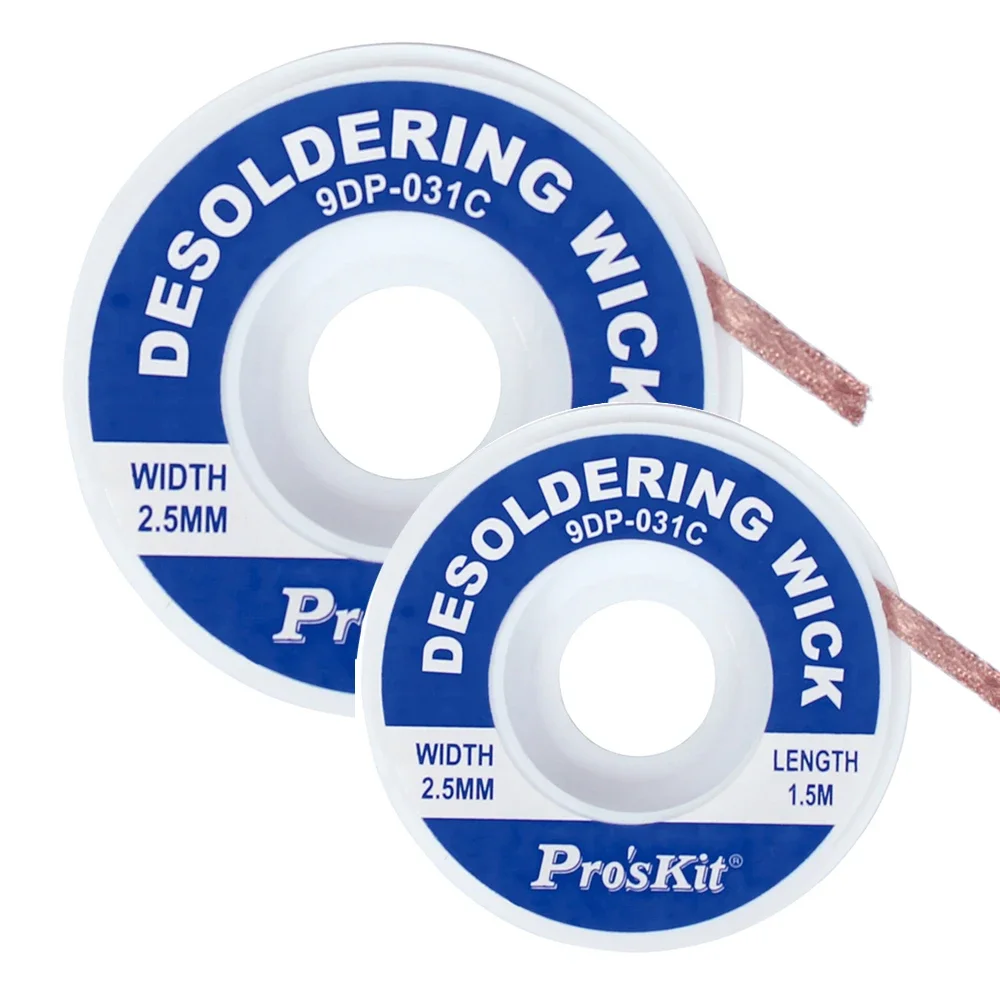 Pro'skit 9DP-031B Bga Zuig Tin Lijn Desolderen Lont Solder Remover Draad Voor Pcb Ic Moederbord Reballing Tool