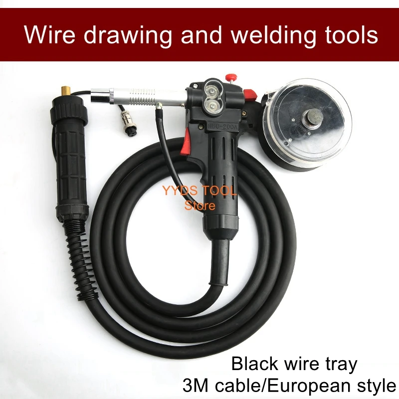 

NBC200A welding torch 5 meters argon gas preservation aluminum welding wire drawing torch two-power welding machine