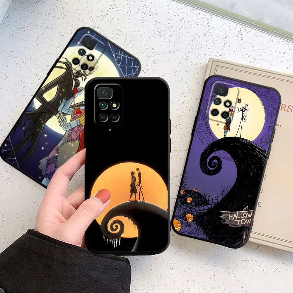 Case For Huawei Honor X8 X8a 8X X9a X7 90 Lite 70 X7a X9 Magic5 Pro Black Phone Cover Disney The Nightmare Before Christmas Jack