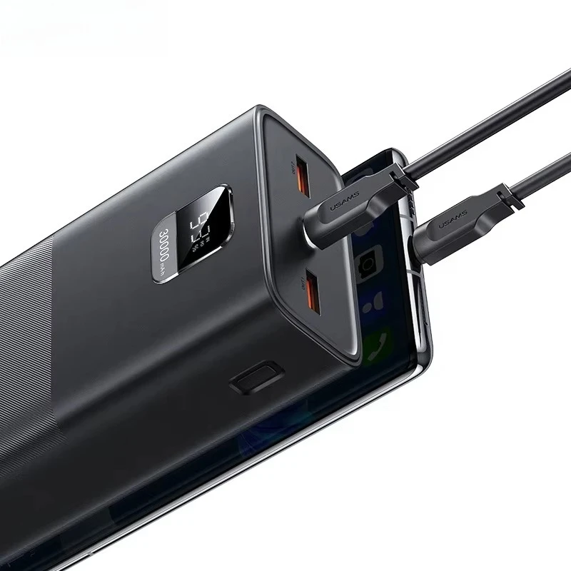 New 30000Mah Powerbank Fast Charging 30000 Mah Power Bank 65w Powerbanks Power Banks for Laptop