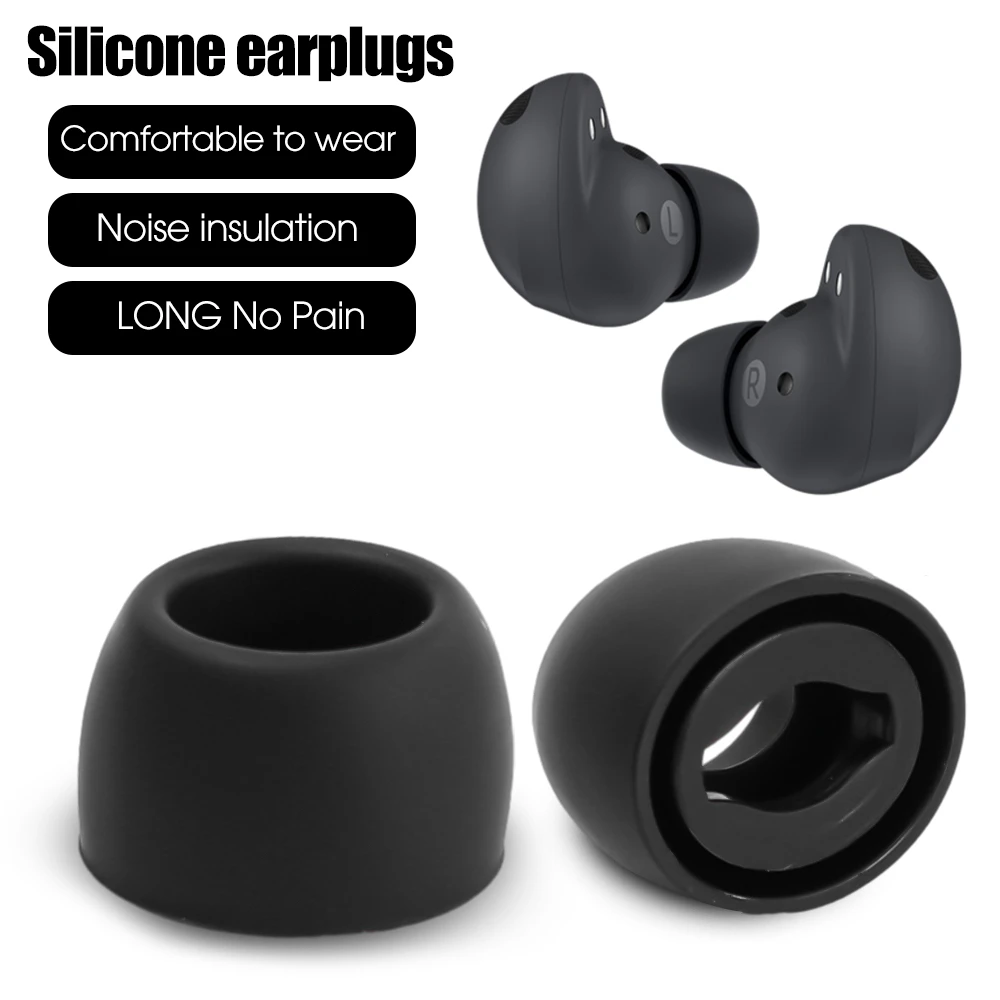 Untuk Samsung Galaxy Buds Pro Earbuds 1:1 pengganti silikon bantalan telinga bantalan telinga isolasi kebisingan earplug Aksesori Earphone