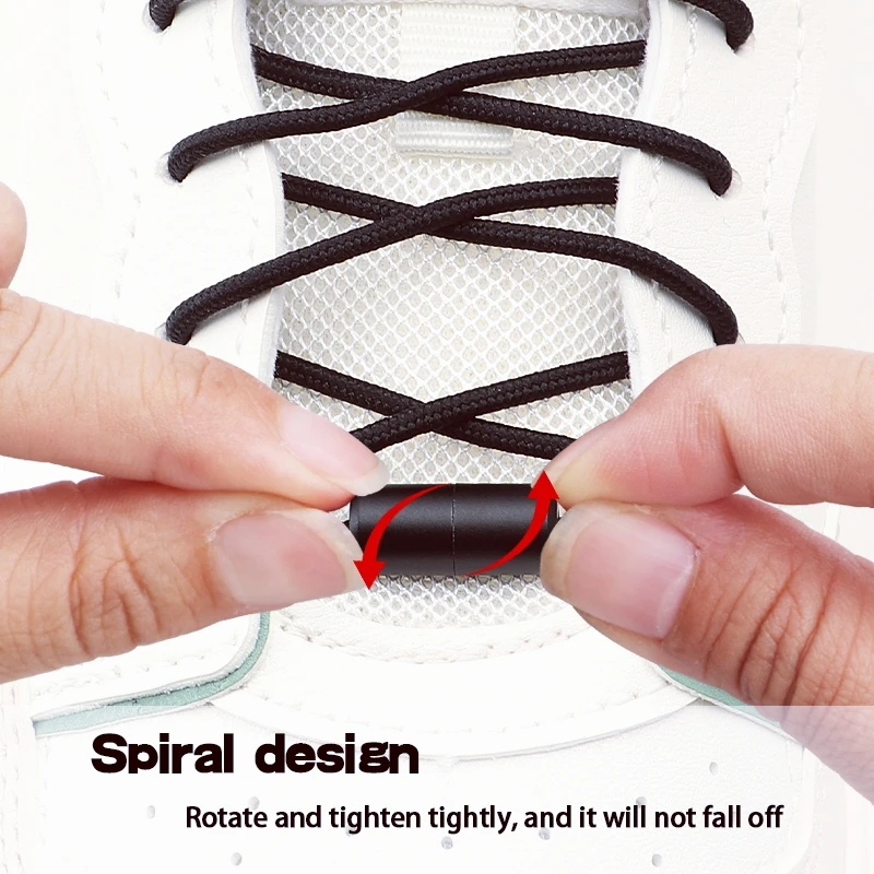 1Set Automatic Shoelaces Without ties Glow Swivel Buckle Laces Kids Install simple Tennis Sneakers Shoelace Shoe Accessories