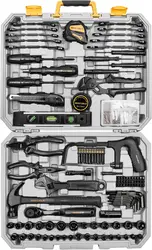 DEKO 218-Piece General Household Hand Tool kit, Professional Auto Repair Tool Set for Homeowner, General Household Hand Tool